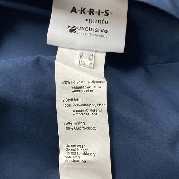 Nautical windbreaker, swing style, reversible, size 4, NWT - Picture 6 of 8